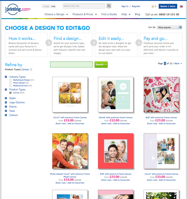 Online Design Search Results